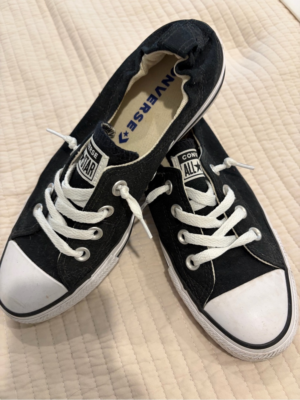 Converse Black Low Top Canvas Sneakers